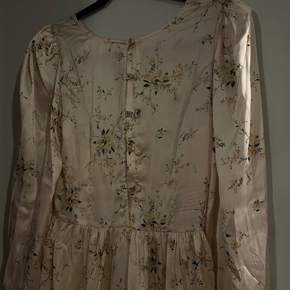 LoveShackFancy Garcia Mini Dress Floral - Picture 5 of 11
